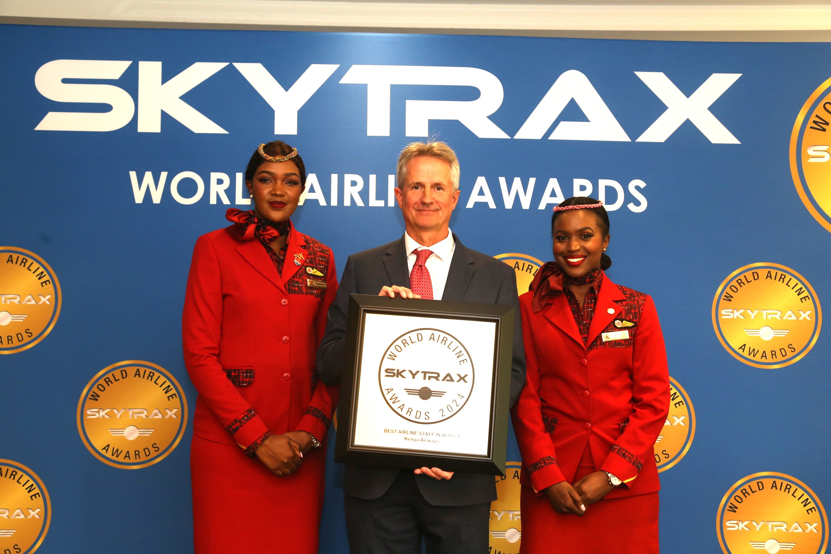 Kenya Airways feted at the World Airline Awards 2024